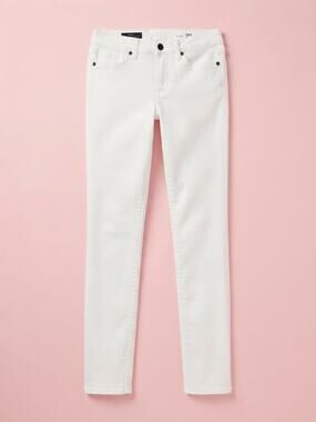 J.Crew Toothpick White Skinny Jeans Pants Size 24 Cotton Blend Clean Casual Chic